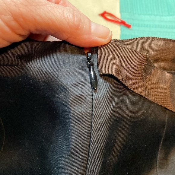 Color Block Silk Skirt By GAP Brand. - Picture 8 of 16